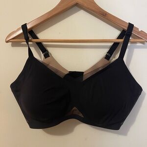 Honeylove Crossover Bra-  Black